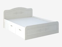 Кровать с настилом и ящиками Эльза КР-911 160 и 140