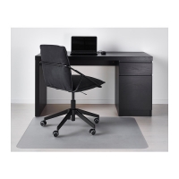МАЛЬМ Письменный стол, черно-коричневый
