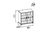 Офис 34 Шкаф-витрина для документов
