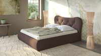 Интерьерная кровать Лавита коричневая