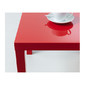 ЛАКК Придиванный столик, глянцевый красный