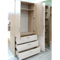 Шкаф гардеробный с 3 ящиками Салоу-900