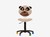 Стул детский поворотный For kids GTS RU PANDA